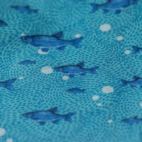 FISH BUBBLES BLUE