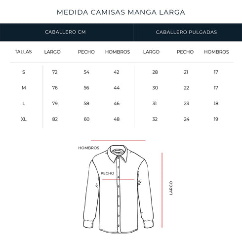 CAMISA MANGA LARGA ROSA