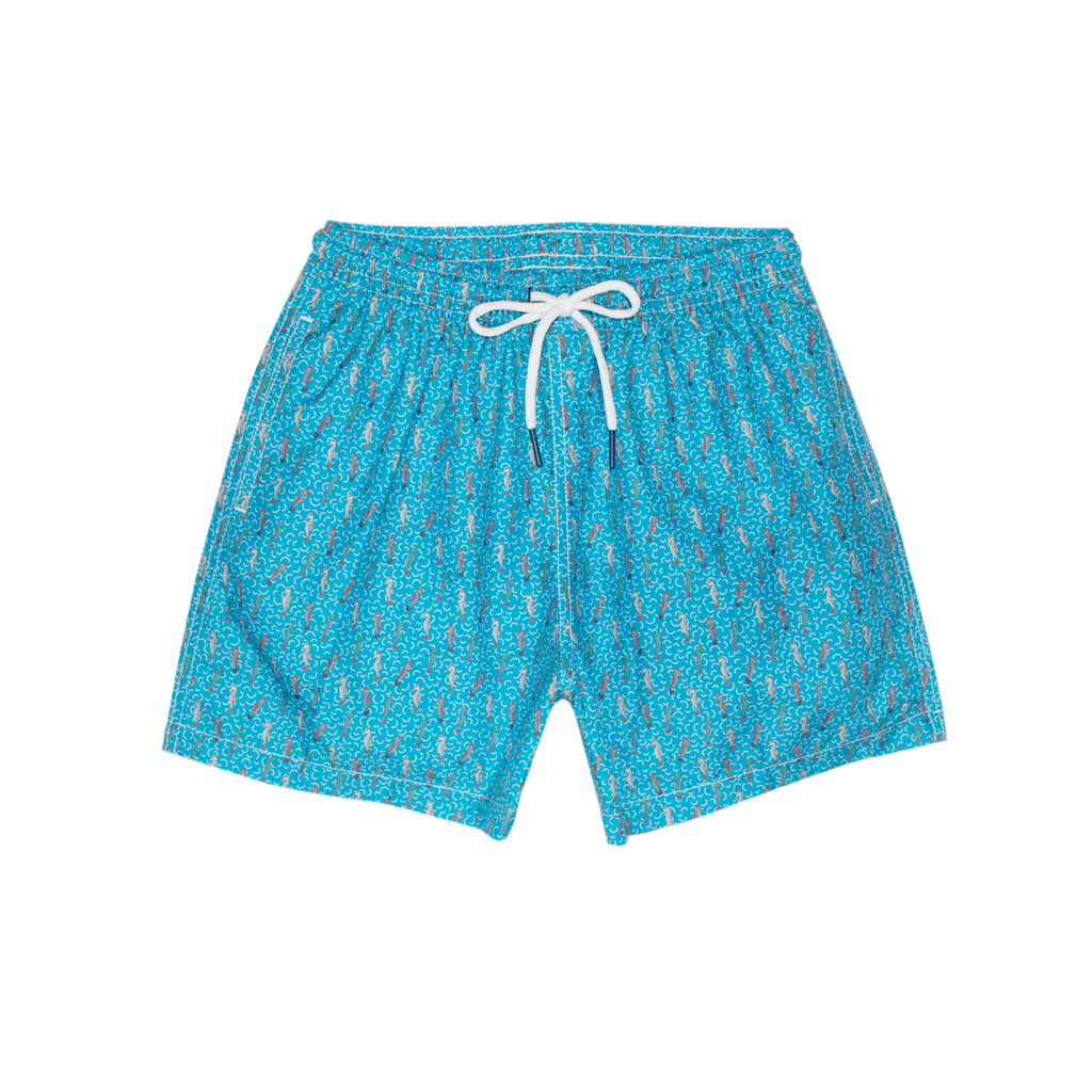 Traje de Baño Hombre | Seahorse Blue