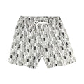 Traje de Baño Hombre | Squares Grayscale