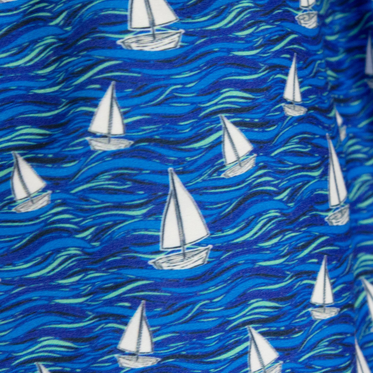 Traje de Baño Hombre | Sailboats Blue