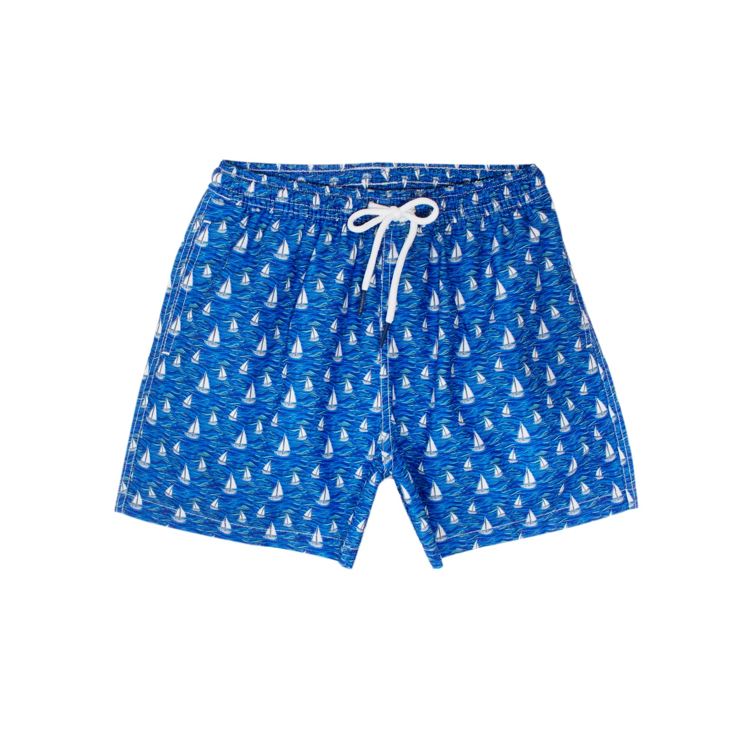 Traje de Baño Hombre | Sailboats Blue