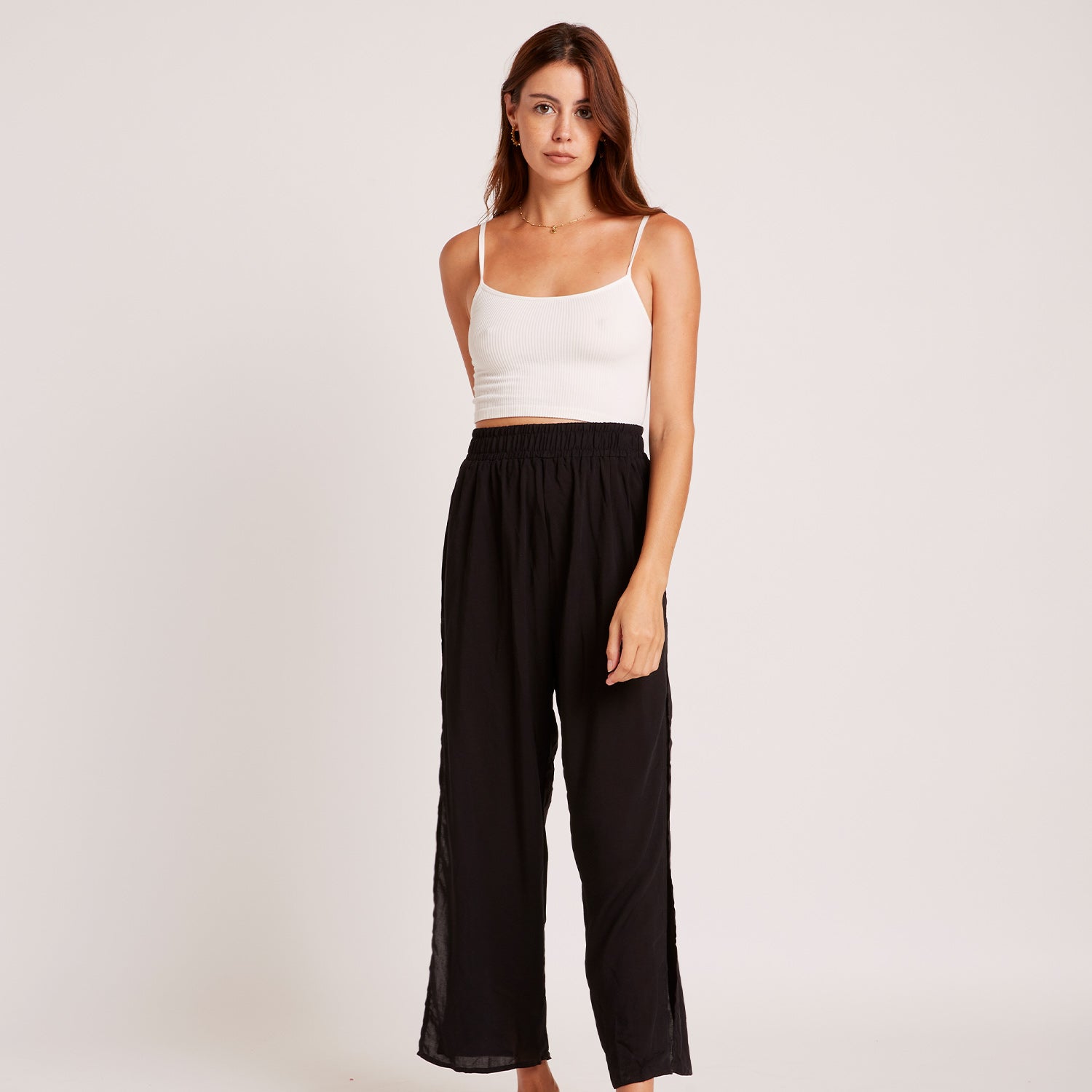 Resort Half Cut Pant | Black