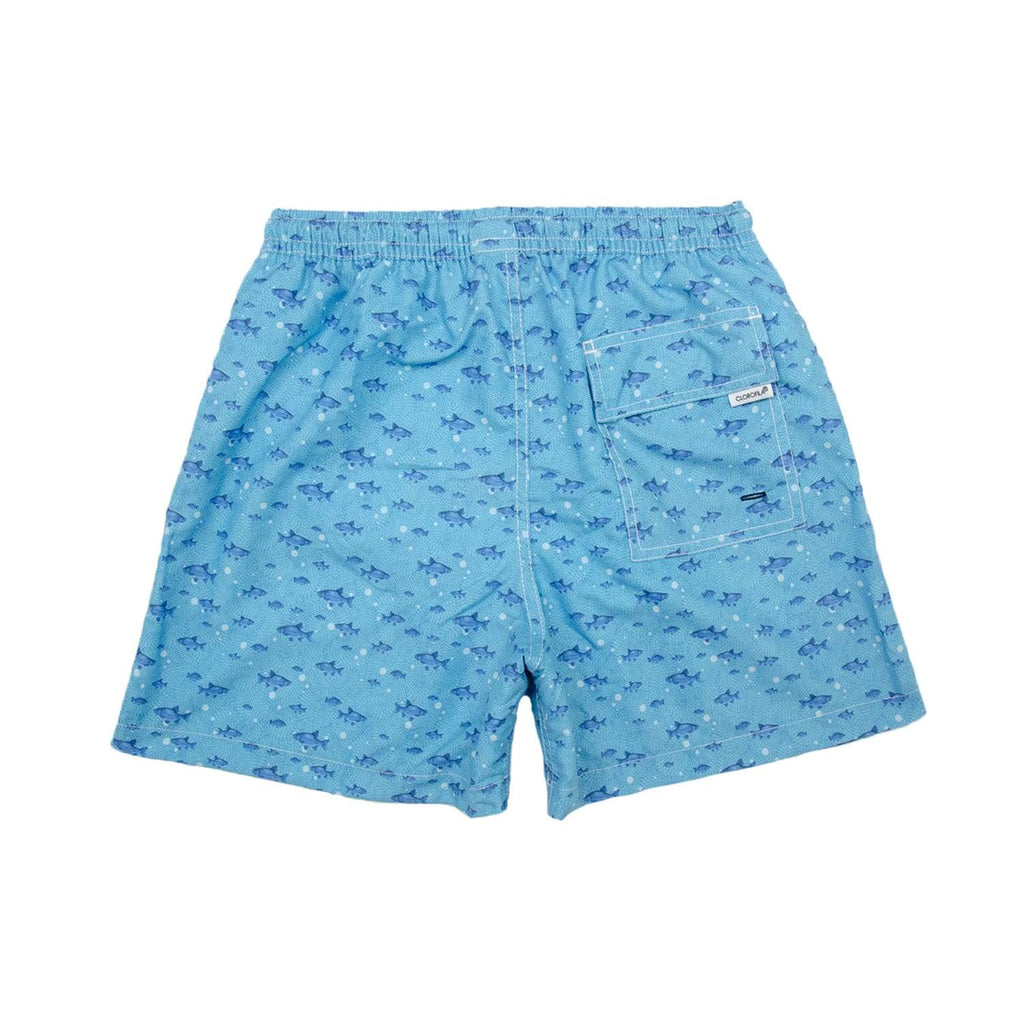 FISH BUBBLES BLUE - Clorofila Sea Wear