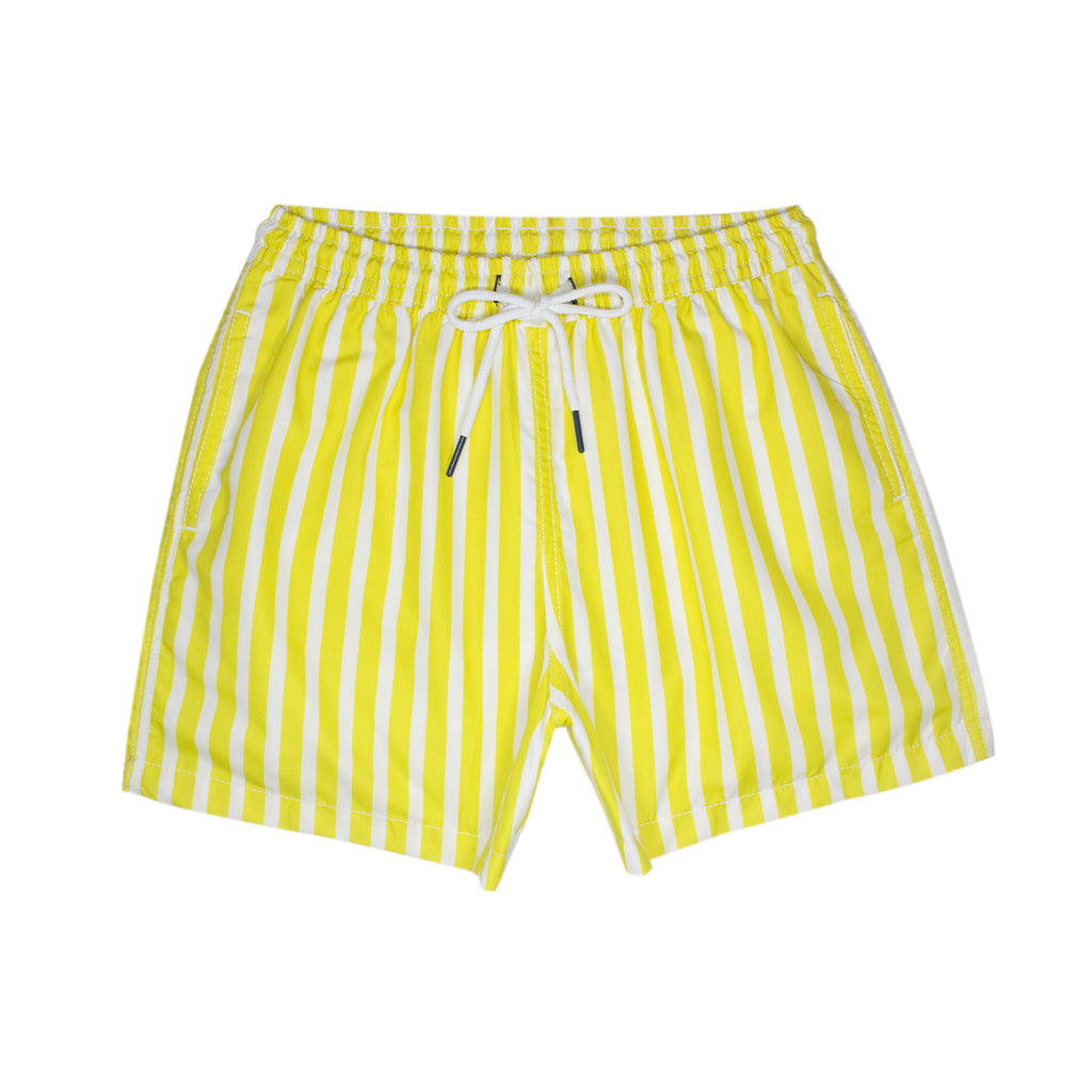 Vintage Lines Yellow Men's Swim Trunks – Clorofila Sea Wear