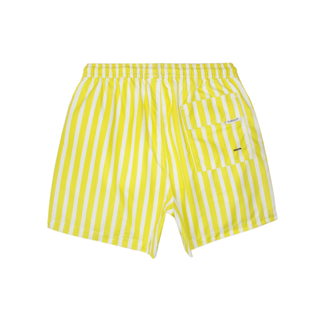 Vintage Lines Yellow Men's Swim Trunks – Clorofila Sea Wear