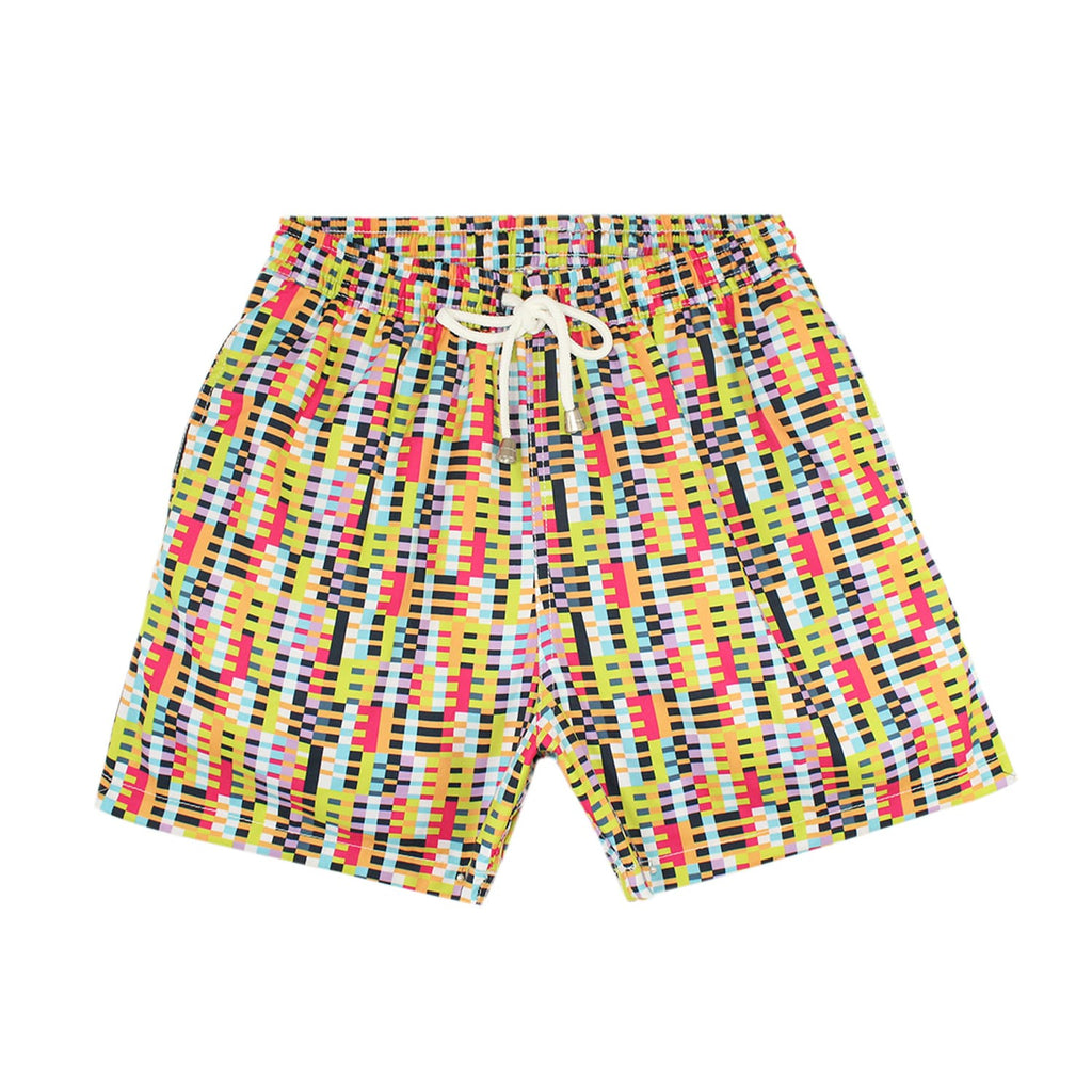 Traje de Baño Hombre | Squares Multicolor