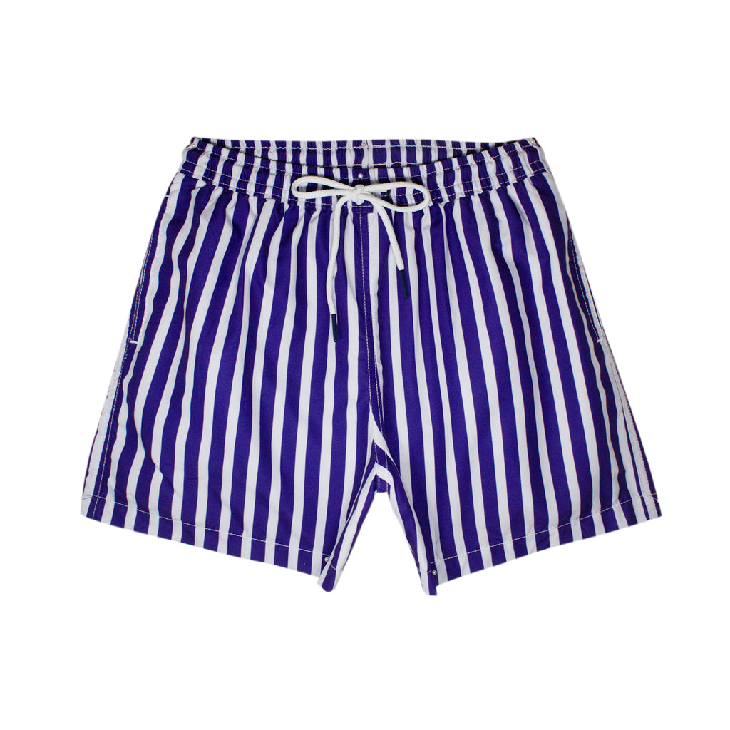 Vintage Lines Purple Men's Swim Trunks – Clorofila Sea Wear