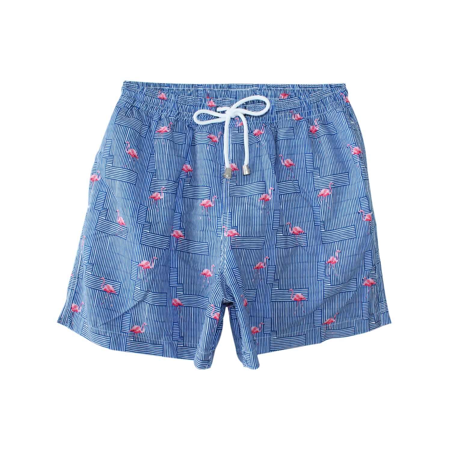 Traje de Baño Hombre | Flamingo Blue