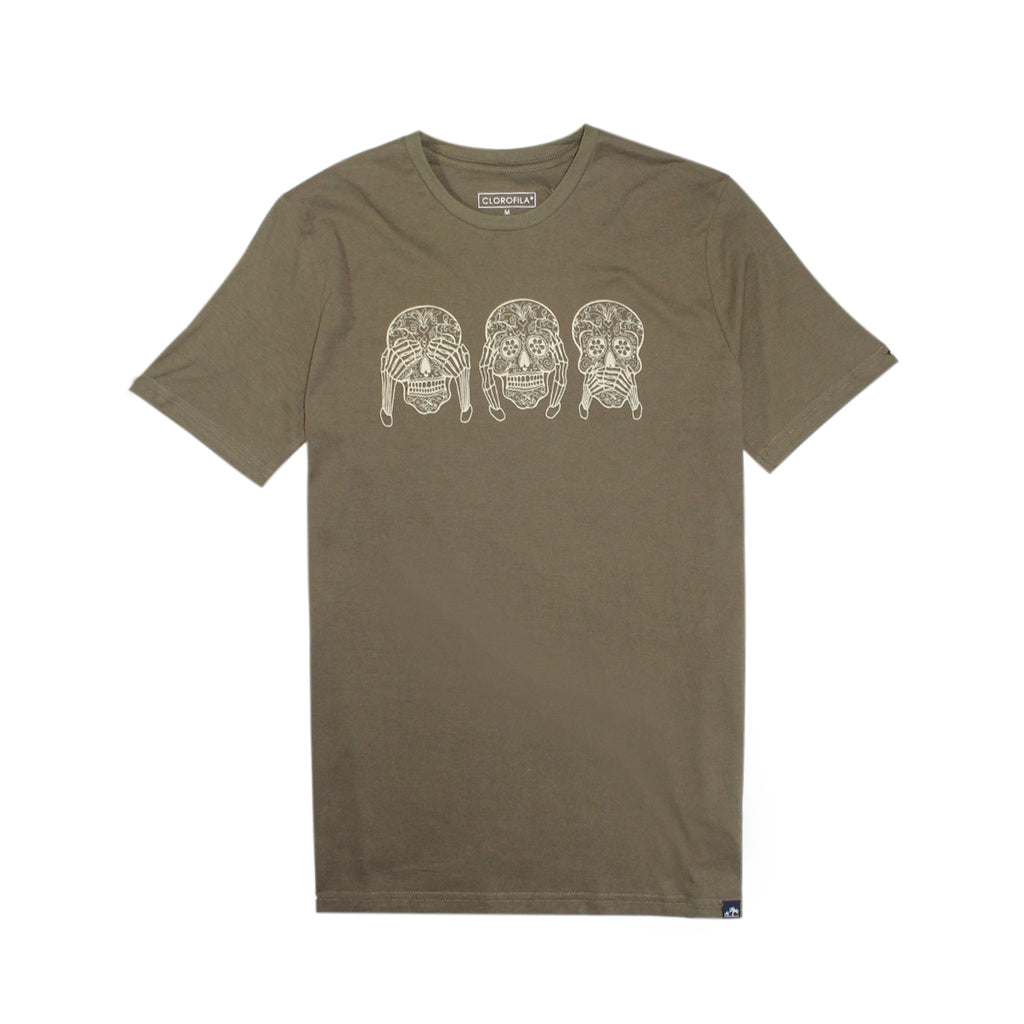 Resort T-Shirt Smart Skulls | Dry Green