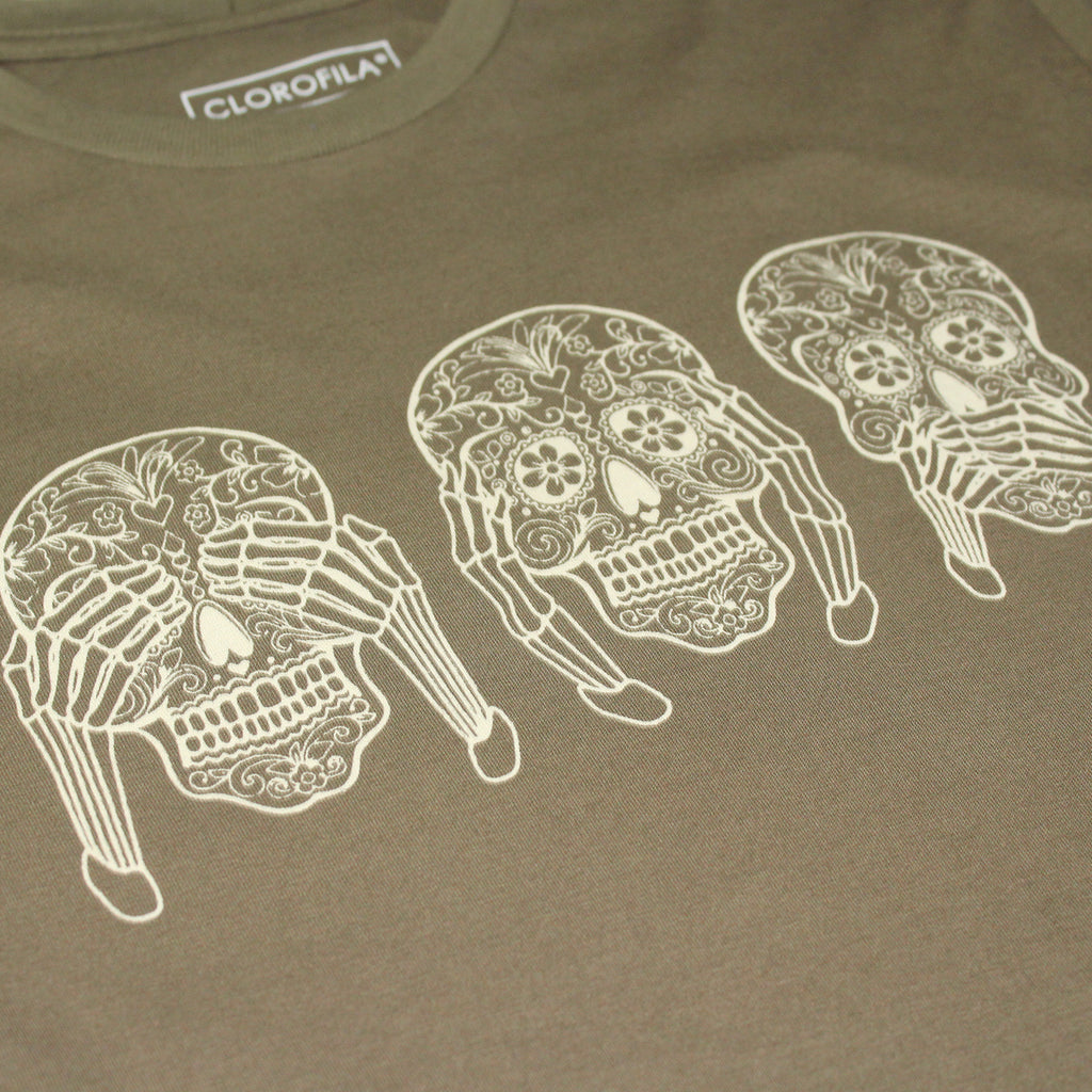 Resort T-Shirt Smart Skulls | Dry Green