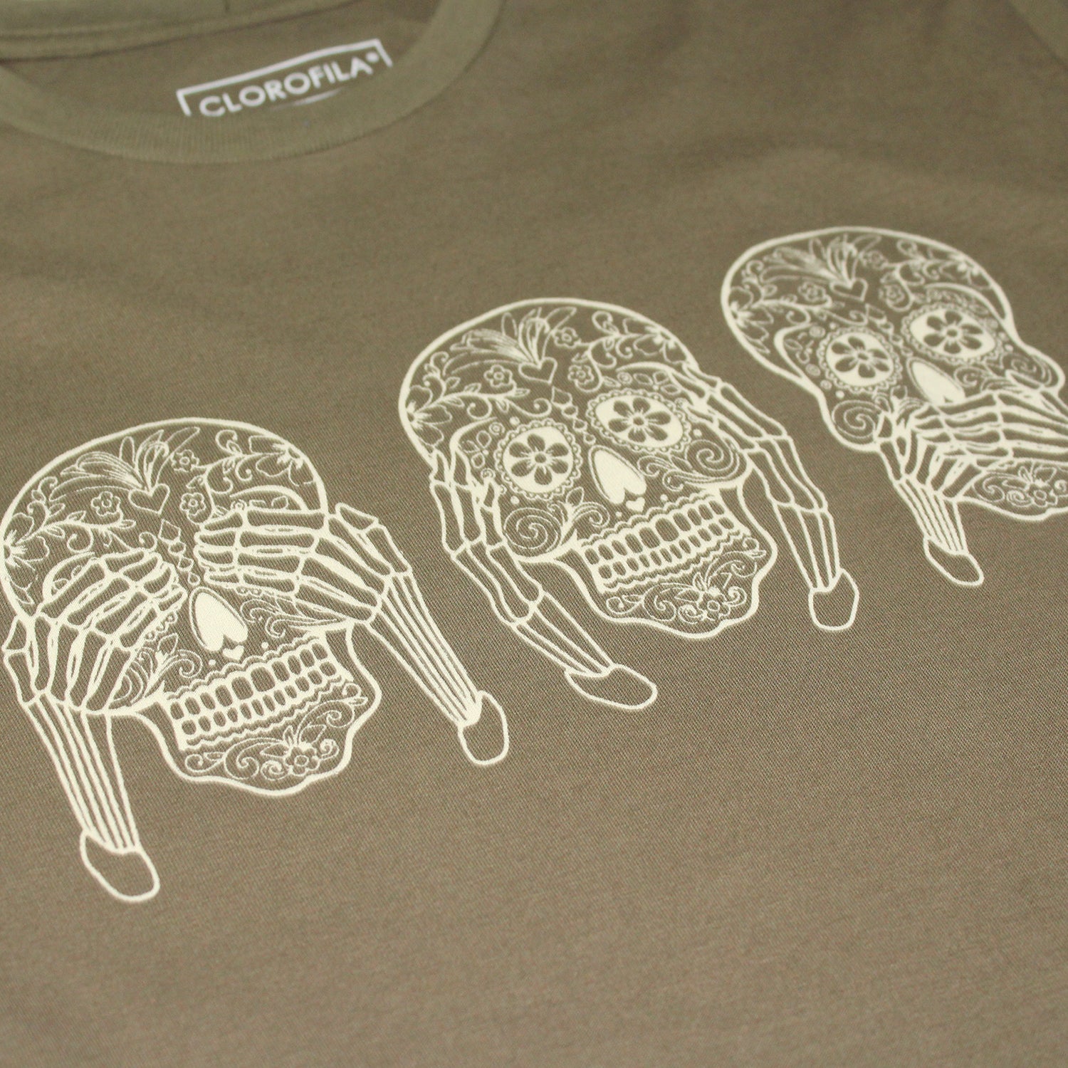 Resort T-Shirt Smart Skulls | Dry Green