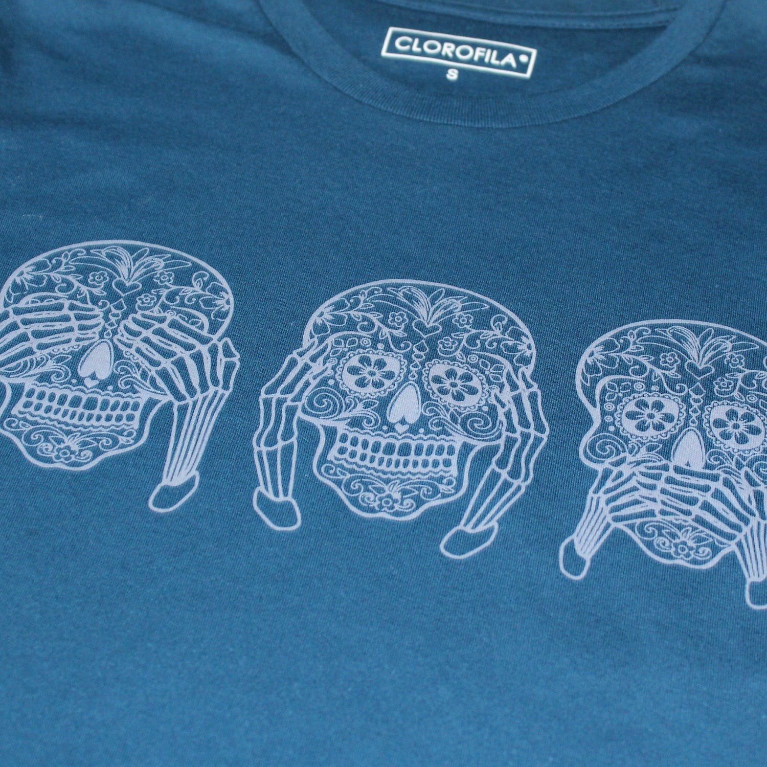 Resort T-Shirt Smart Skulls | Petroleum