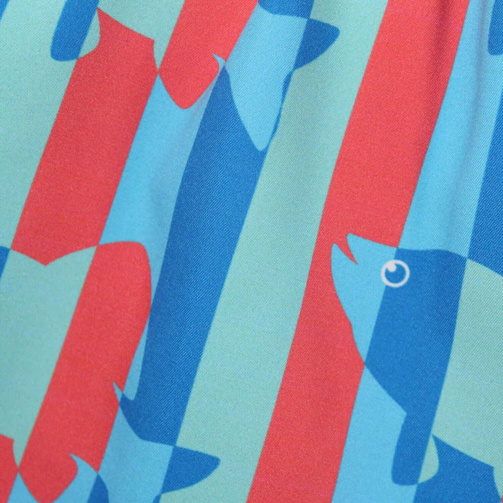 Traje de Baño Niño Fish Stripes