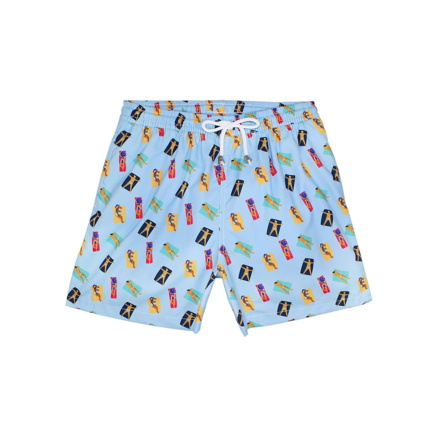 Traje de Baño Hombre | Tanning Light Blue
