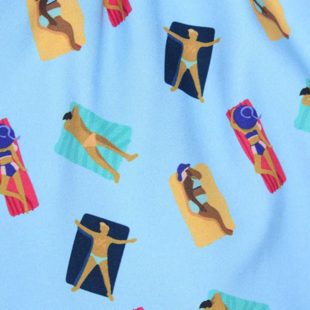 Traje de Baño Hombre | Tanning Light Blue