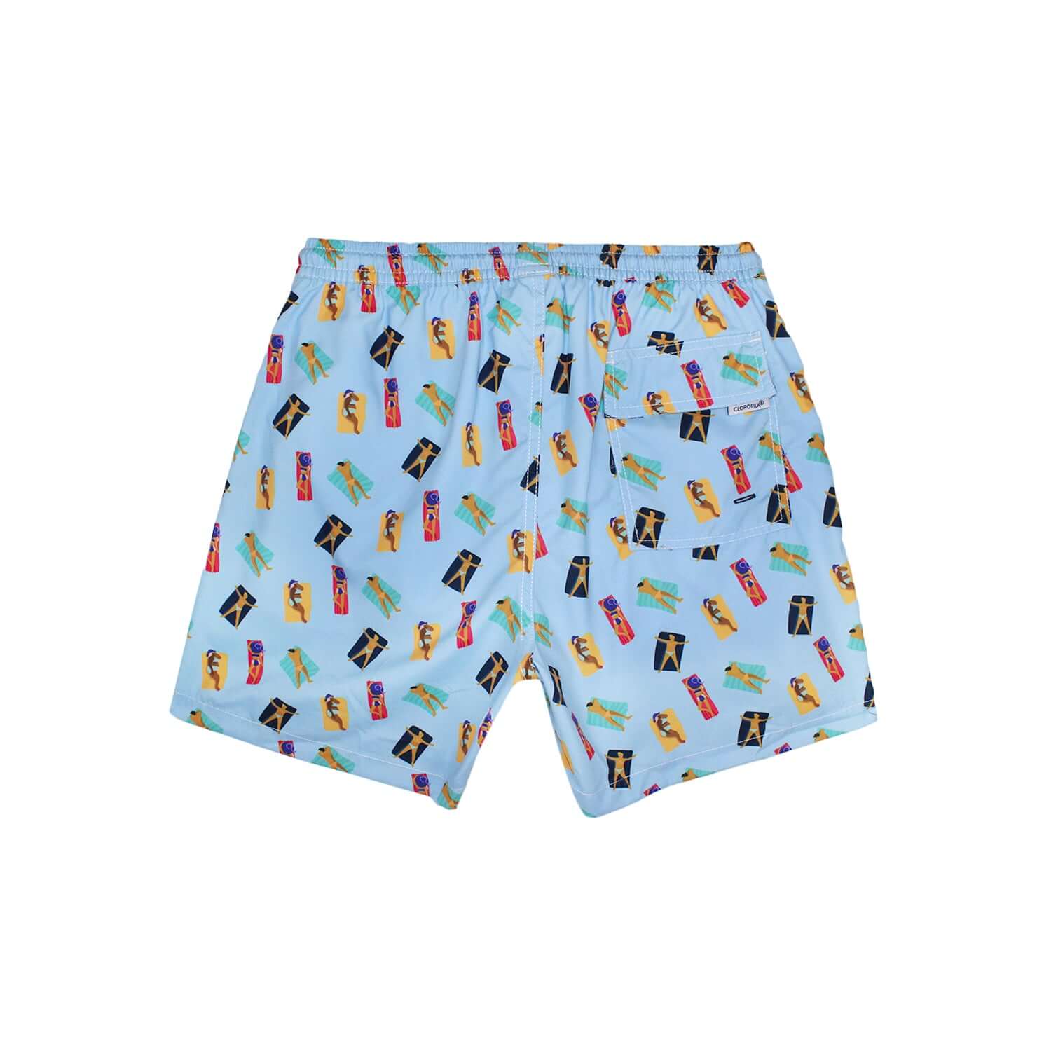 Traje de Baño Hombre | Tanning Light Blue
