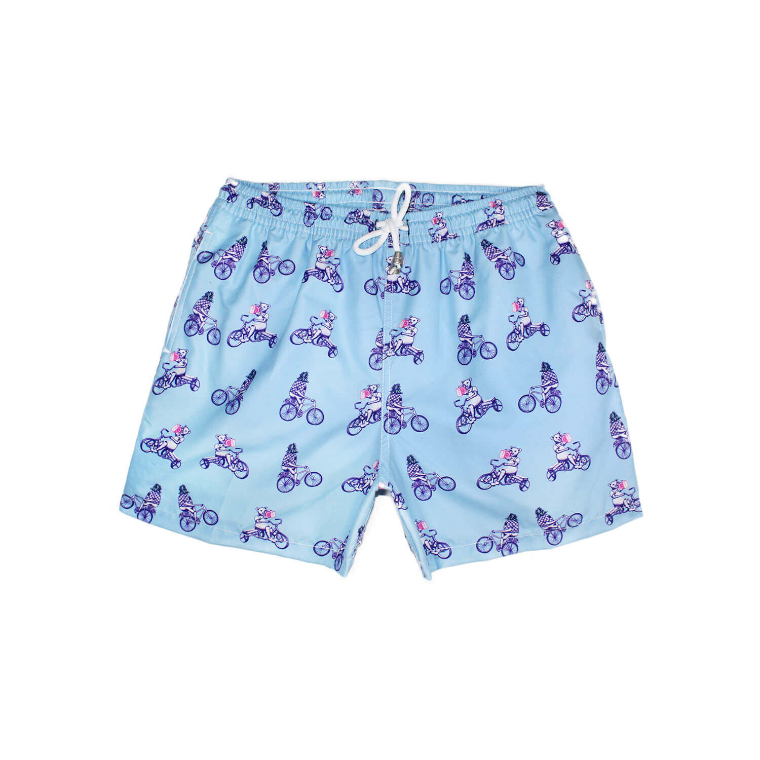Traje de Baño Hombre | Bikes Light Blue