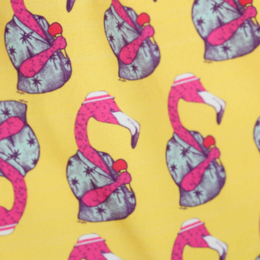 Traje de Baño Hombre | Fancy Flamingo Yellow