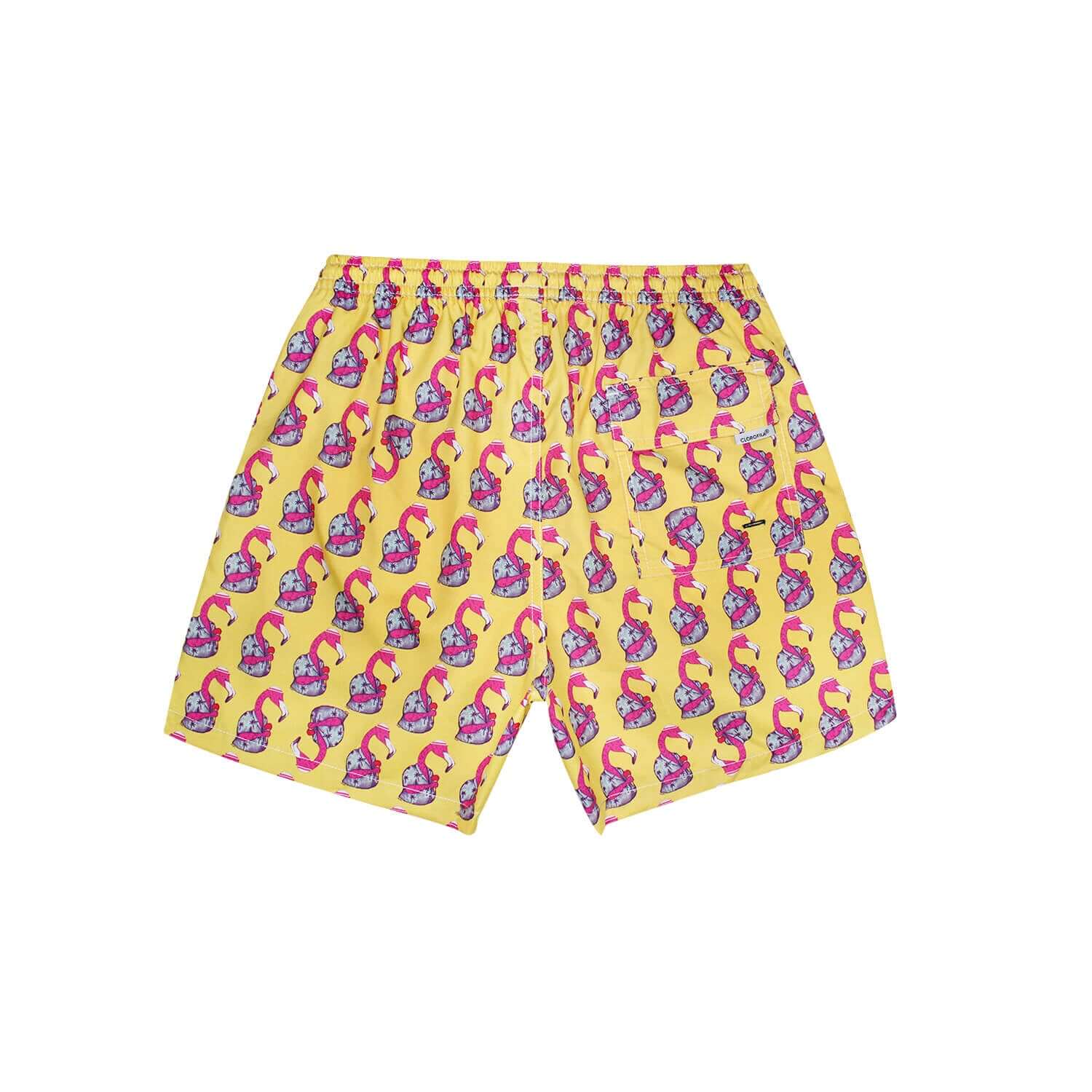 Traje de Baño Hombre | Fancy Flamingo Yellow