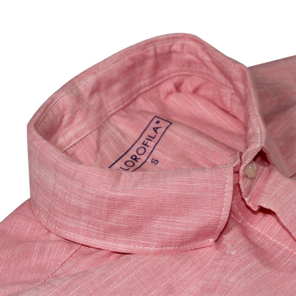 Camisa Resort Manga Larga | Rosa