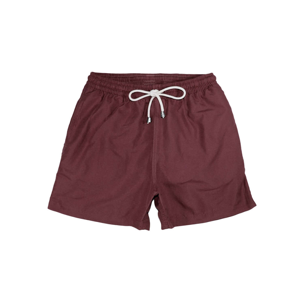 Traje de Baño Liso Burgundy
