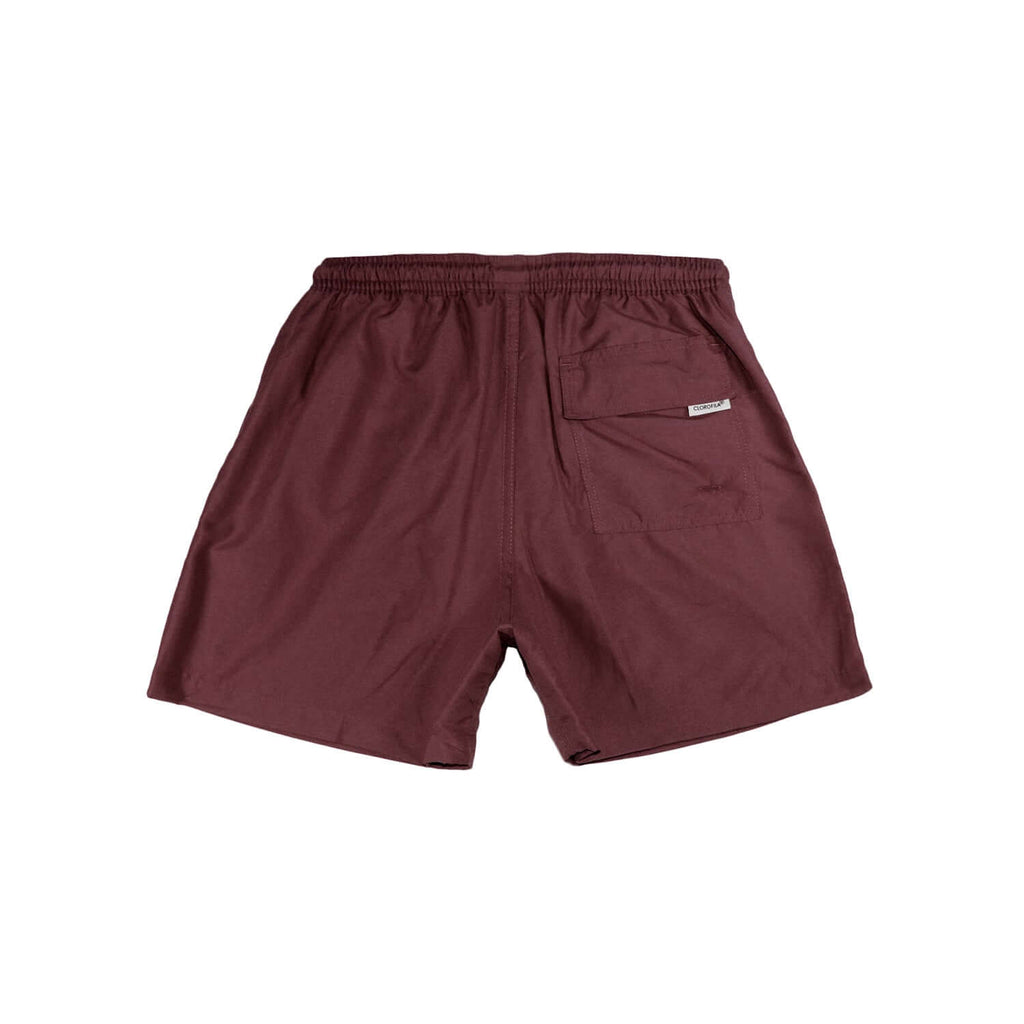 Traje de Baño Liso Burgundy